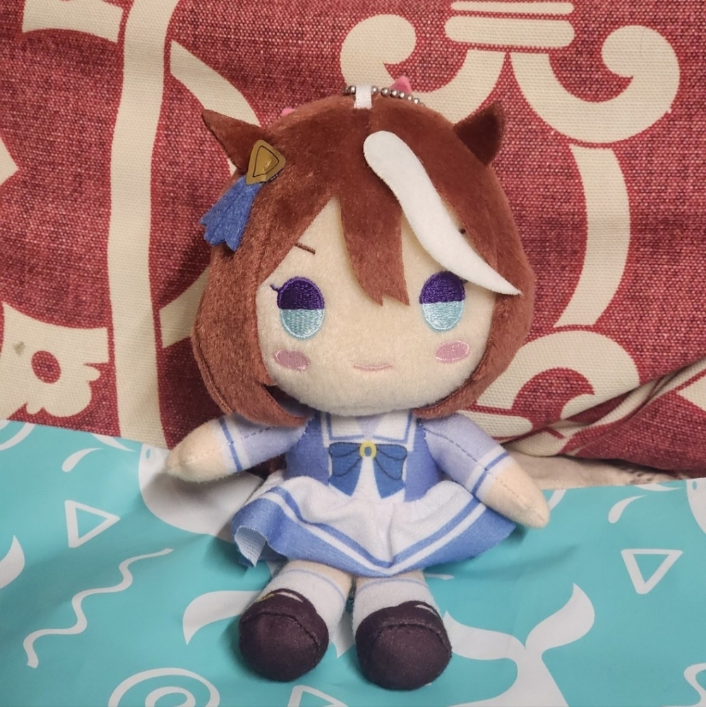 Uma Musume Toukai Teiou Pretty Derby Mini Plush Keychain Sega Round1 Taito